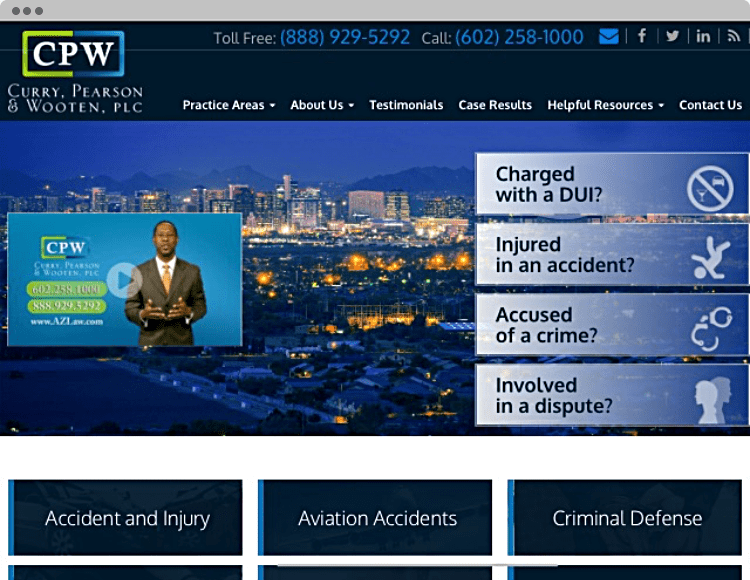 Law firm website redesign & site migration