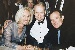 Jimmy & Nancy with Robin Williams