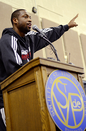 Dwayne Wade Speaking at Never Give Up